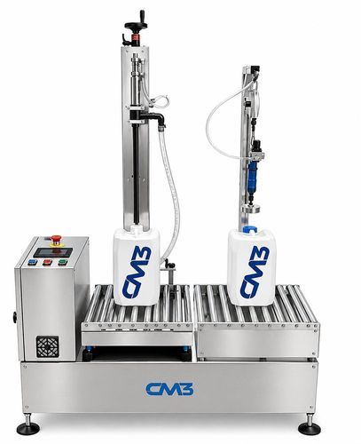Semi-automatic filling machine - TANK-FILL - CM3 ENGINEERING SRL - liquids / for the food industry / for the chemical industry