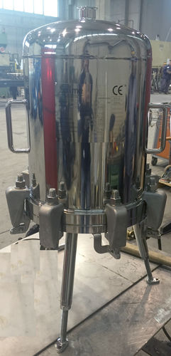 Cartridge filter housing - SO.L.ME SRL - for liquids / stainless steel / duplex