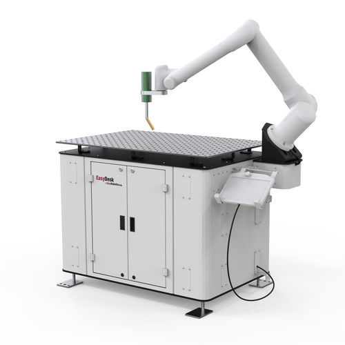 Robotic welding cell - EasyDesk Welding - EasyRobotics - for machine tools / for the automotive industry / for the aeronautical industry