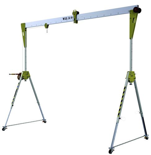 Mobile gantry crane - Alu PLUS  - VINCA EQUIPOS INDUSTRIALES - aluminium / height-adjustable / lightweight