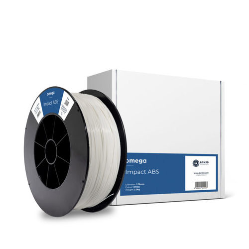 3D printer ABS filament - Omega - bcn3d - 1,75 mm / white / impact-resistant