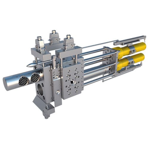 Screen changer with backflush system - CSC/BF-4F - Maag Germany GmbH - continuous / double-piston / hydraulic