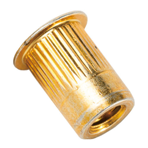 Blind rivet nut - JRL | JR-SPIN series - Jun Hai Enterprise CO., LTD - flange / knurled / steel