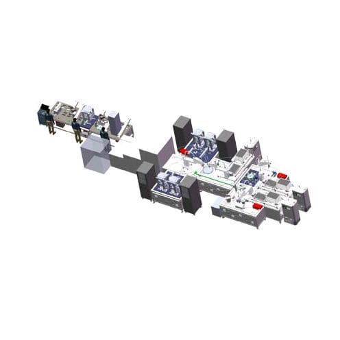 Fully-automatic assembly line - RoboTechnik Intelligent Technology Co., Ltd. - modular / for control / test