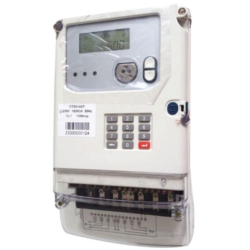 Three-phase electric energy meter - DTSY150-SSK - Wuhan Radarking Electronics Corp - panel-mount / with LCD display / prepaid