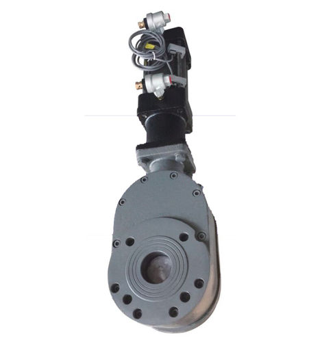 Knife gate valve - HZ644HC series  - Zhejiang Gute Pneumatic Machinery Co., Ltd - pneumatic / double / small