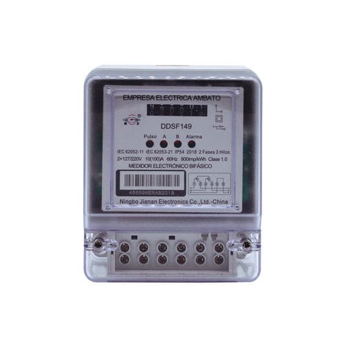 Three-phase electric energy meter - DDSF149 - JIANAN ELECTRONICS CO., LTD. - panel-mount / 60 Hz / ultrasonic