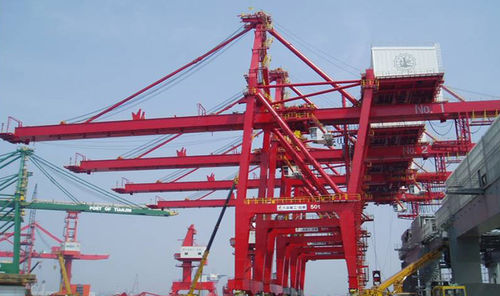Fixed crane - DALIAN HUARUI HEAVY INDUSTRY GROUP CO.,LTD. - boom / for container
