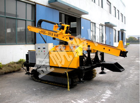 Crawler drilling rig - YGL-20X - WUXI JINFAN DRILLING EQUIPMENT CO.,LTD. - rotary / hydraulic / construction