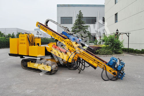 Crawler drilling rig - YGL-C150 - WUXI JINFAN DRILLING EQUIPMENT CO.,LTD. - for tunnel consolidation / exploration / geotechnical