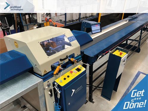 Aluminum saw - A420 Semi-Automatic Aluminium Saw - ProfiFeed Technologies - semi-automatic