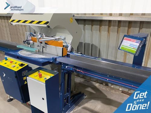 Semi-automatic saw - A550 Semi-Automatic Solid Timber Saw - ProfiFeed Technologies