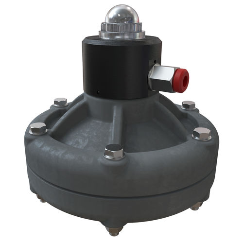 Diaphragm pulsation damper - EQUAFLUX 51  - DEBEM SRL - pneumatic / automatic / for pump