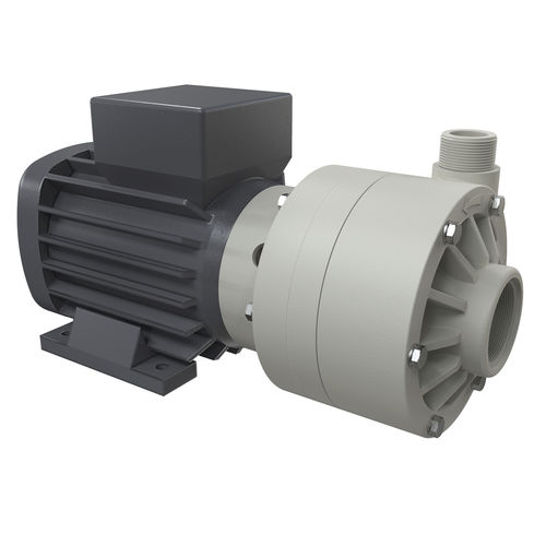 Horizontal mount pump - MB 80   - DEBEM SRL - bellows / for chemicals / with electric motor