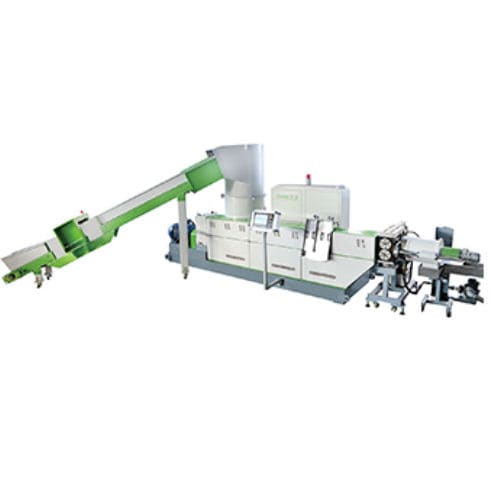PE recycling unit - ML100 - Chengdu PURUI Polymer Engineering Company - for PP / with pelletizing
