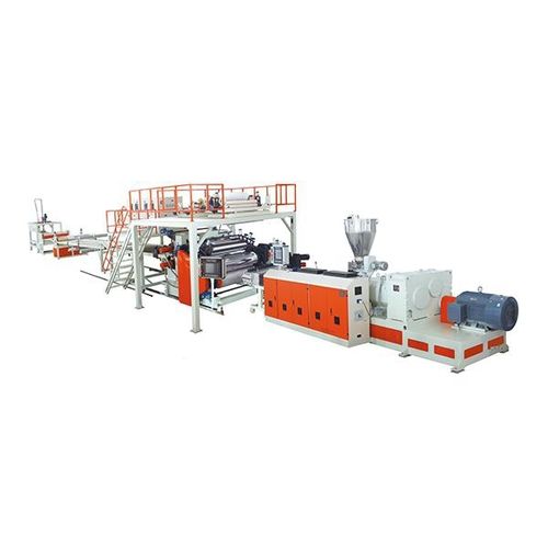 3-layers extrusion line - SJSZ 110/220 - Wuxi JKS Machinery Manufacturing Co.,Ltd - 5-layers / with air cooling / plastic sheet