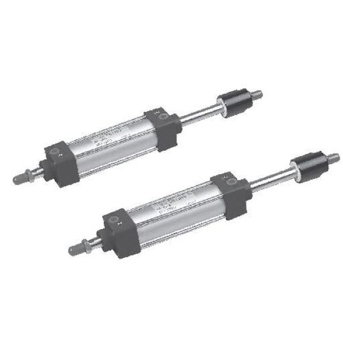 Pneumatic cylinder - AL - Jufan Industrial Co., Ltd. - double-rod / double-acting / industrial