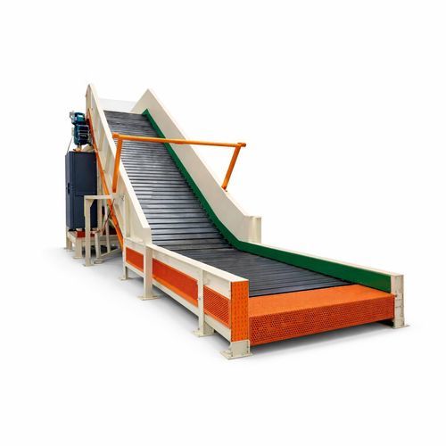 Chain conveyor - AQ series - Angelo Quidacciolu Costruzioni Meccaniche - vertical / inclined / for materials handling