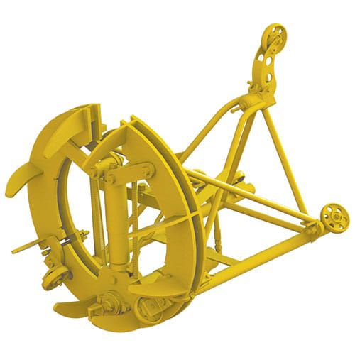Pipeline internal flange clamp - 245 - SAWYER MFG COMPANY