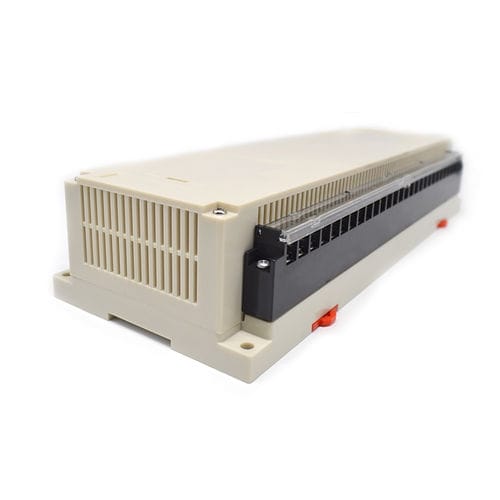 DIN rail enclosure - AK-P-26a - SZOMK ELECTRONICS - rectangular / ABS / industrial