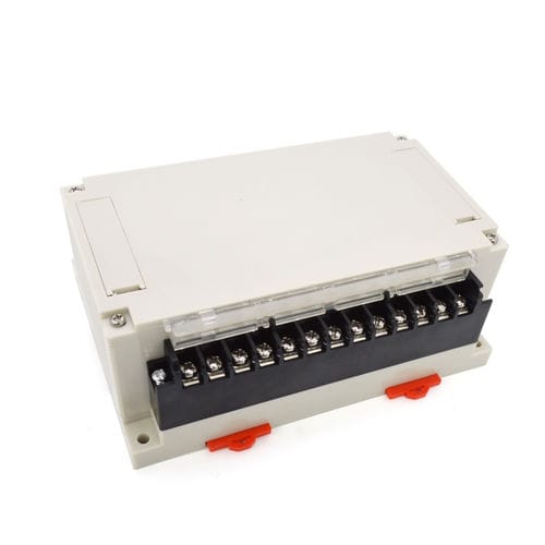 DIN rail enclosure - AK-P-30a - SZOMK ELECTRONICS - rectangular / ABS / industrial