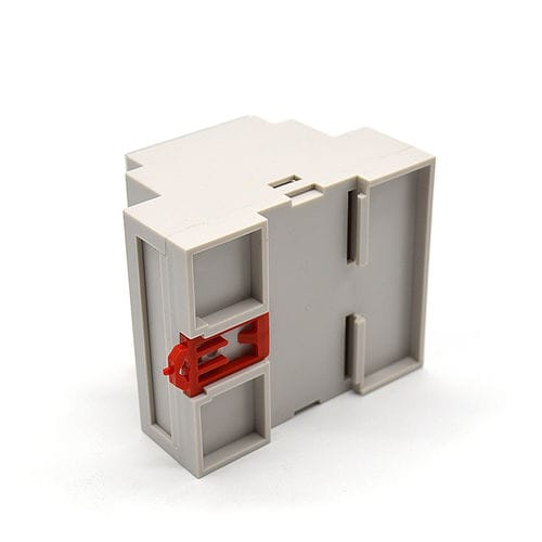 DIN rail enclosure - AK-DR-41 - SZOMK ELECTRONICS - square / ABS / industrial