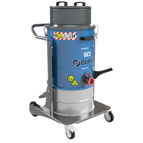 Industrial vacuum cleaner - W2 AIR-EX 7V 1/3D Z22 - DU-PUY srl - dust / compressed air / wheel-mounted