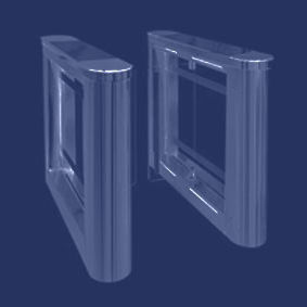 Swing gate - GALEA - FBMECASYSTEM - manual / for access control / tempered glass