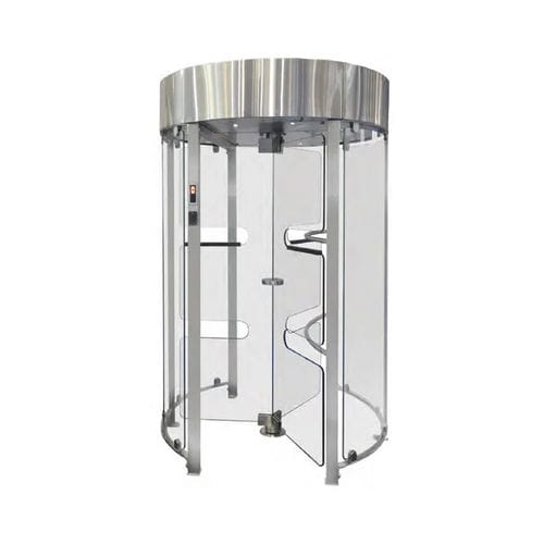 Pedestrian gate - FBMECASYSTEM - revolving / motorized / vertical