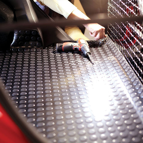 Anti-slip mat - 745 Dots ‘n’ Roll™ - Justrite Safety Group - rubber / indoor / black