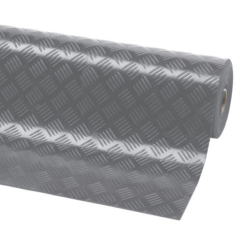 Anti-slip mat - 746  Check ‘n’ Roll™ - Justrite Safety Group - rubber / indoor / gray
