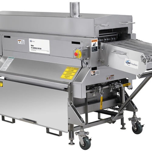 Continuous industrial fryer - Stein FA-5 - JBT Corporation - deep-fat / conveyor / height-adjustable