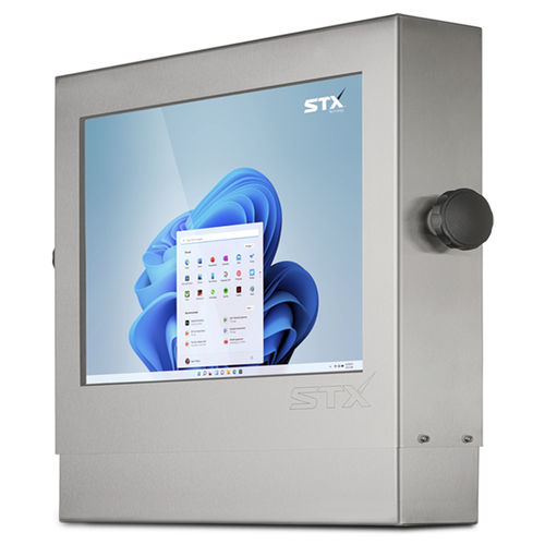 LCD panel PC - X9000 series - STX Technology - resistive touch screen / capacitive touch screen / multitouch screen