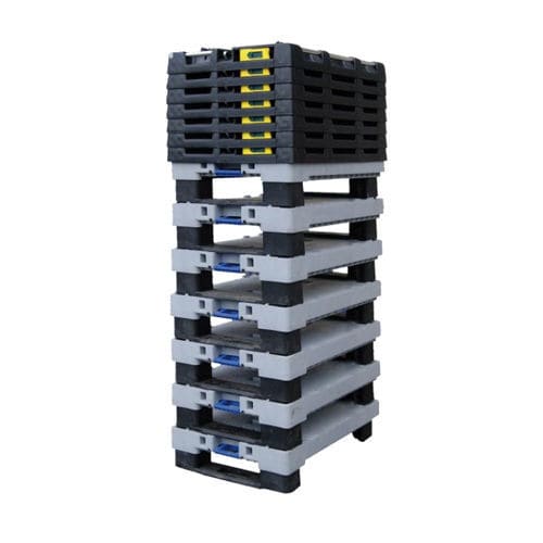 Plastic pallet - 92272 - EVOPACK - transport / hygienic / on casters