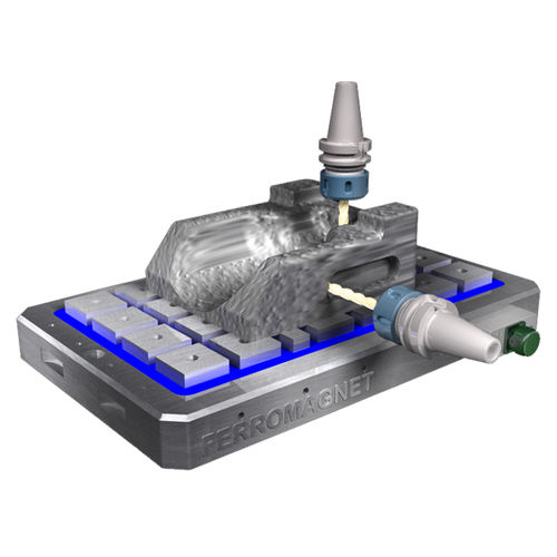 Electro-permanent magnetic chuck - SQ FM EPMT series - Femag Engineering Machinery Industry Ltd. - rectangular / for milling / for machining centers