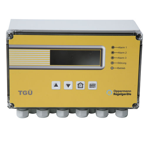 LCD display gas detection control unit - TGÜ-KM 3.6 - Oppermann Regelgeräte - wall-mount / CO / for gas leak sensors