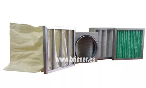 Ventilation filter - BRINNER - air / wire mesh / bag