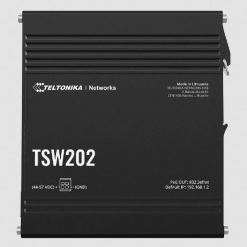 Managed ethernet switch - TSW202 - Teltonika Networks - 8 ports / gigabit Ethernet / ProfiNet
