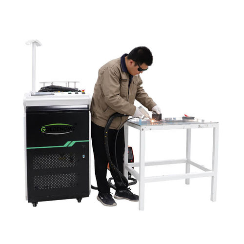 TIG welding machine - iGWL-HW - igoldencnc - fiber laser / manual / on casters