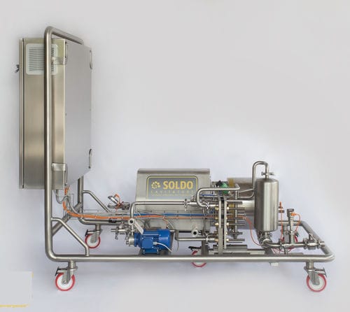 Pasteurizer for the beverage industry - Soldo Cavitators