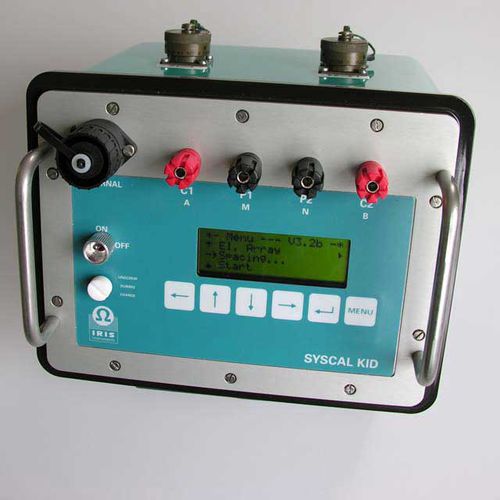 Resistivity measuring device - Syscal Kid Switch - Iris Instruments - induced polarization / chargeability / salinity