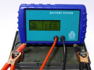 Voltage tester - Iris Instruments - battery