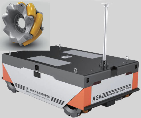 Heavy load AGV - Wuxi Frederick Measurement and Control Instrument Co., Ltd. - optic guiding