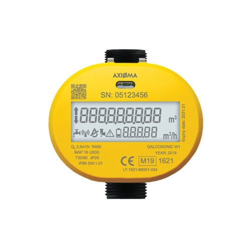 Digital water meter - QALCOSONIC W1 *A - UAB Axioma Metering - ultrasonic / residential / smart