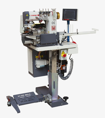 Sewing machine with waistband attaching - V300 - VI.BE.MAC. - lockstitch / double lockstitch / chain stitch