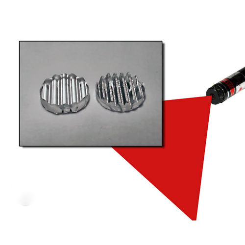 Line generating lens element - Line Optic 90 - MediaLas Electronics GmbH - plastic / laser