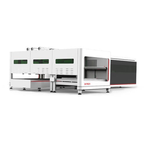 Automated loading/unloading cutting machine - DXTECH CNC Machine Co., Ltd. - laser / for stainless steel / sheet metal