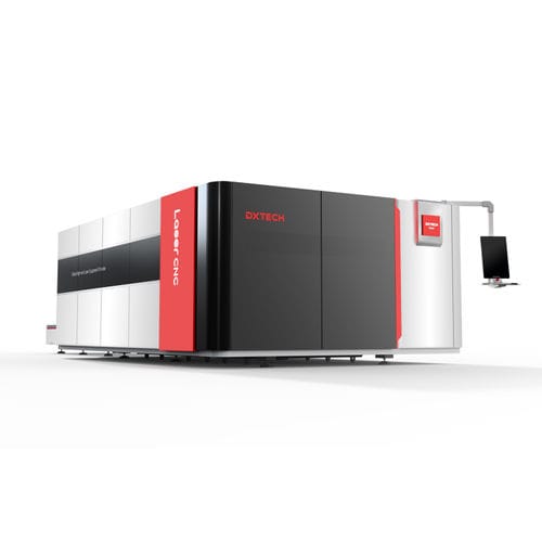 Cutting machine with exchange table - SL series - DXTECH CNC Machine Co., Ltd. - fiber laser / for aluminum / for stainless steel