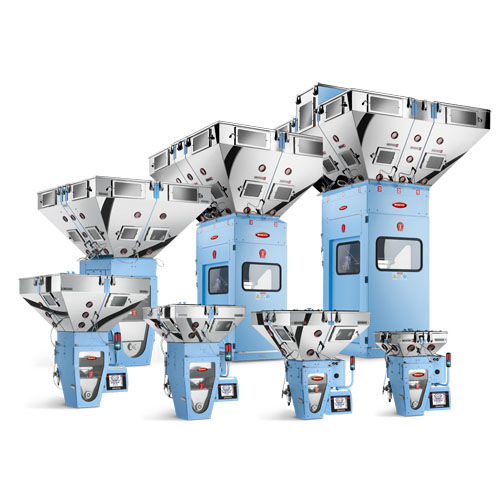 Granules batch blender - DGM GRAVIX series - Moretto - powder / gravimetric / weight
