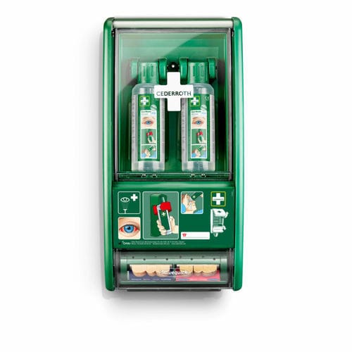 Wall-mounted eyewash station - 721500 - Cederroth - plastic